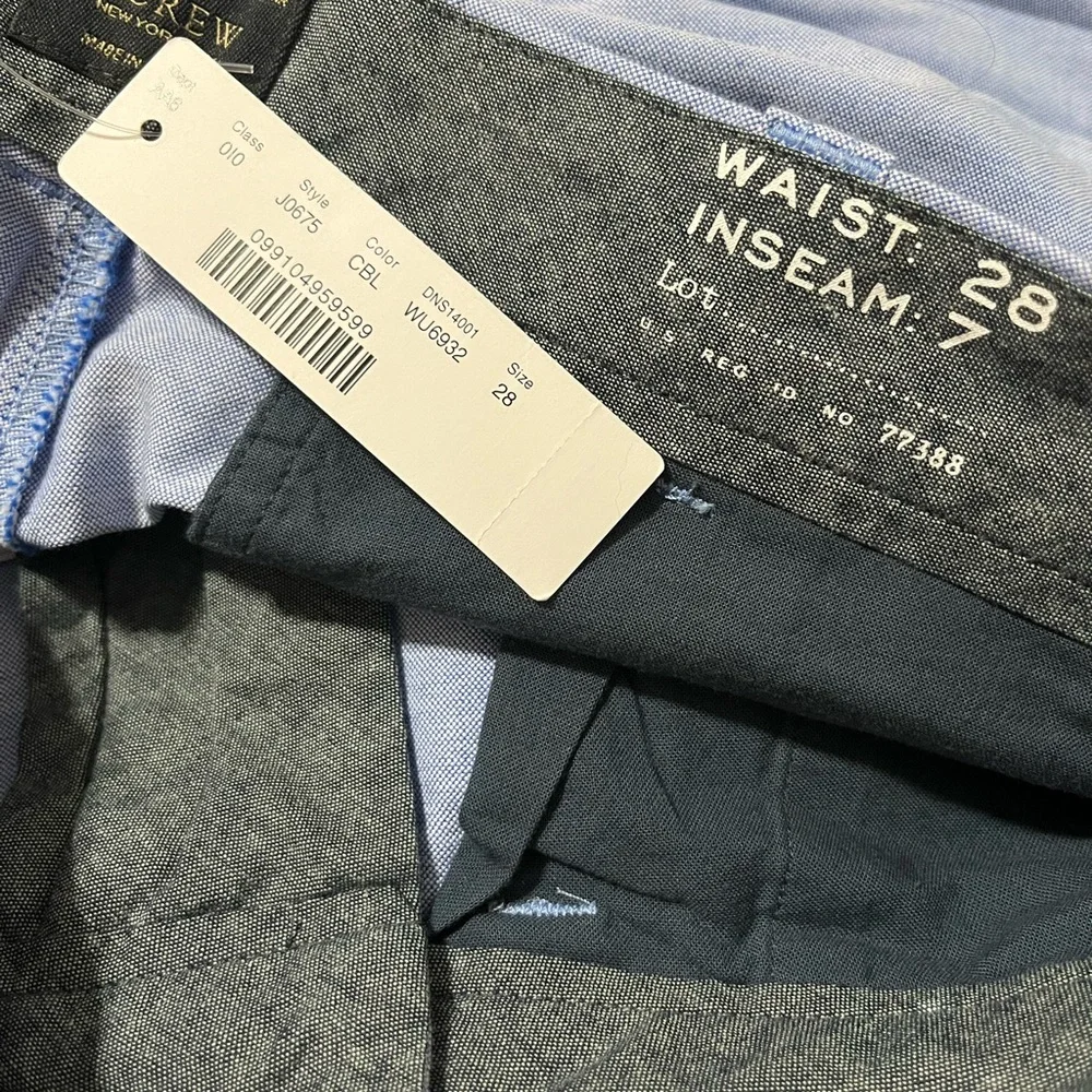 J. Crew blue cotton